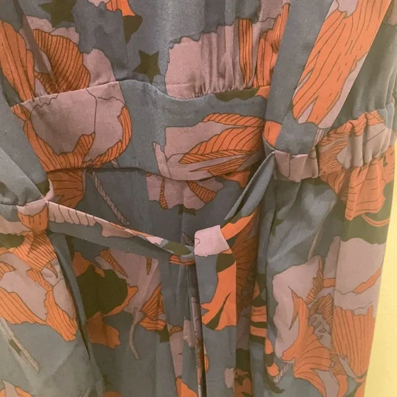 PLUS SIZE 4 X MODCLOTH JUMPSUIT ELASTIC WAIST TIE CAN TIE FRONT OR BACK … - Picture 7 of 12